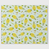 Eenvoudige Floral Cadeaupapier (Vlak)