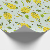 Eenvoudige Floral Cadeaupapier (Hoek)