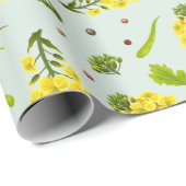 Eenvoudige Floral Cadeaupapier (Rol Hoek)
