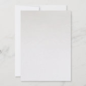 Eenvoudige Floral QR Code Bruids Douche Uitnodigin Kaart (Achterkant)