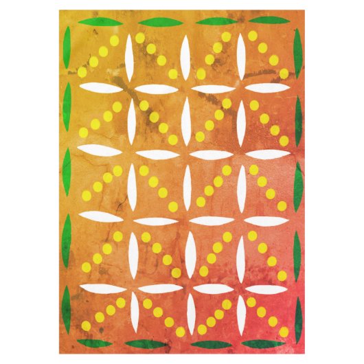  Eenvoudige Floral Tablecloth Tafelkleed (Voorkant)