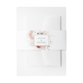 Eenvoudige Floral Wedding Uitnodigingen Wikkel (Voorkant Voorbeeld)