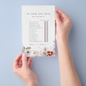 Eenvoudige Floral zei hij dat ze de game flyer zei (Hand)