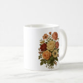 Eenvoudige Flower Design Coffee Mok (Voorkant rechts)