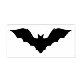 Eenvoudige Flying Bat Silhouet Vorm Rubberstempel (Afrduk)