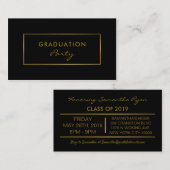 Eenvoudige Folie-effectgradatie-partij Ticket uitn (Voorkant / Achterkant)