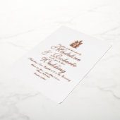 Eenvoudige Folie van de Tak de Uitnodiging van de (Gedraaid)