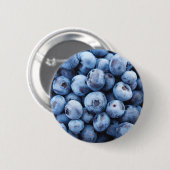 Eenvoudige Foodie Blueberry Patroon Ronde Button 5,7 Cm (Voorkant /achterkant)