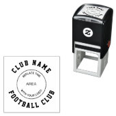 Eenvoudige Football Club Logo en naam Zelfinktende Stempel (In situ)