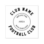 Eenvoudige Football Club Logo en naam Zelfinktende Stempel (Design)
