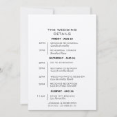 Eenvoudige formele Kaart van het huwelijk van Kraf (Voorkant)