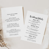 Eenvoudige formele kalligrafie Kaart rondom het hu