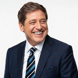 Eenvoudige formele minimale zwart blauw witte stre stropdas