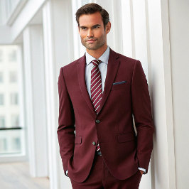 Eenvoudige formele rode en witte strepen stropdas