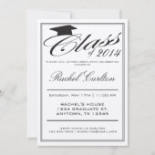 Eenvoudige formele uitnodiging tot het vieren van  (Voorkant)