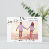 Eenvoudige foto - 3x5 Opslaan van de datum Kaart (Staand voorkant)