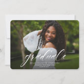 Eenvoudige foto-aankondiging afstuderen (Voorkant)