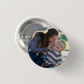 Eenvoudige foto aanpassen ronde button 3,2 cm (Voorkant /achterkant)