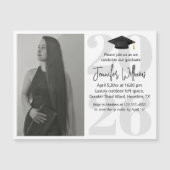 eenvoudige foto afstudeerfeest 2026 party qr code  (Voorkant)