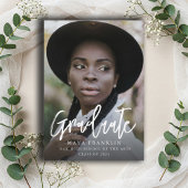 Eenvoudige Foto Afstudeerklas Van Kaart