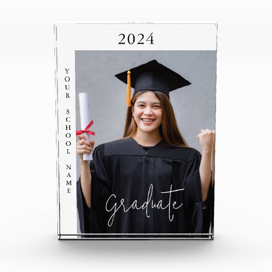 Eenvoudige foto Afstuderen geschenk fotoblok (Voorkant)