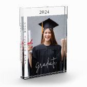 Eenvoudige foto Afstuderen geschenk fotoblok (Links)