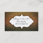 Eenvoudige foto-Afstuderen Rep-kaart Contactkaartje (Achterkant)