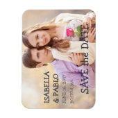 EENVOUDIGE FOTO BEWAART U DE DATUM | VINTAGE MAGNEET (Verticaal)