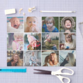 Eenvoudige foto Collage 12 Pics Tissuepapier (Craft)