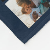 Eenvoudige foto Collage Aangepaste kleur Aangepast Fleece Deken (Hoek)