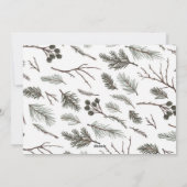 Eenvoudige Foto Collage Kerst Kaart (Achterkant)