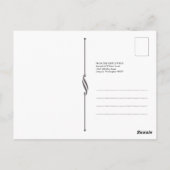 Eenvoudige foto Dank u Briefkaart (Achterkant)