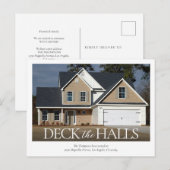 Eenvoudige foto Decom de zalen te bewegen Aankondigingskaart (Voorkant / Achterkant)