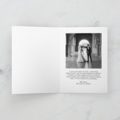 Eenvoudige foto Elegant Kerstmis Feestdagen Kaart (Binnen)