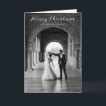 Eenvoudige foto Elegant Kerstmis Feestdagen Kaart<br><div class="desc">Moderne kerstkaart met een eenvoudig ontwerp met "Vrolijk kerstfeest" in een elegant script over uw favoriete foto.</div>