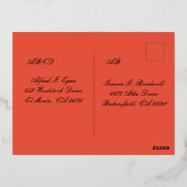 Eenvoudige foto Folie Valentijnse Kaart Post (Achterkant)