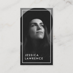 Eenvoudige foto fotografie modellen visitekaartje