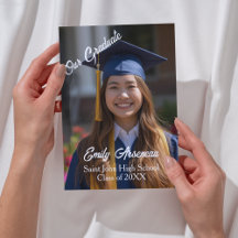 Eenvoudige foto 'Grad Feest ' Calligraphy Personal