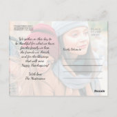 Eenvoudige foto Happy Thanksgiving-groeten Briefkaart (Achterkant)