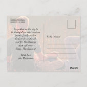 Eenvoudige foto Happy Thanksgiving Turkije Groeten Briefkaart (Achterkant)