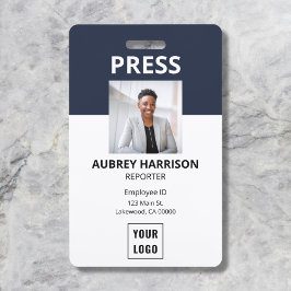 Eenvoudige foto-ID Badge