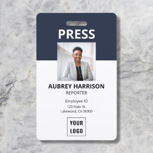 Eenvoudige foto-ID Badge