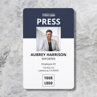 Eenvoudige foto-ID Badge