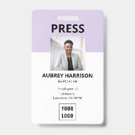 Eenvoudige foto-ID Badge