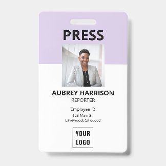 Eenvoudige foto-ID Badge