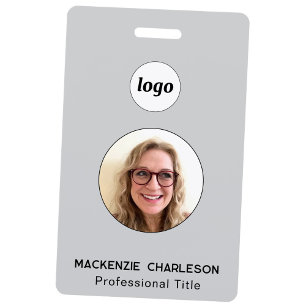 Eenvoudige foto ID bedrijf name tag Badge