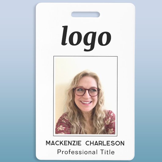 Eenvoudige foto-id Nametag Badge