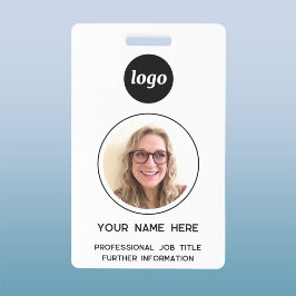 Eenvoudige foto-id Nametag Badge