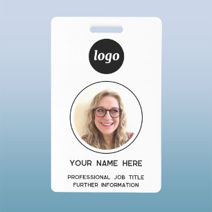 Eenvoudige foto-id Nametag Badge