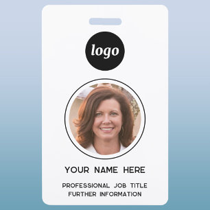 Eenvoudige foto-id Nametag Badge